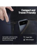 ⁦جودا شارج 20 بطارية متنقلة بسعة 20الف مل أمبير مع سلك مدمج تايب سي ومنفذ تايب-سي ويو إس بي تدعم الشحن السريع بقوة 65W - اسود⁩ - الصورة ⁦7⁩