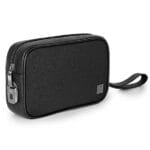 ويوو حقيبة يد جلد ماستر ببصمة الاصبع - اسود