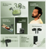 ⁦أورايمو سبيس بادز نيو سماعات أذن لاسلكية - اسود⁩ - الصورة ⁦5⁩