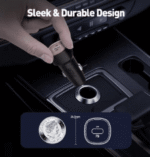 ⁦جودا سوبر مني شاحن سيارة منفذ تايب سي بقوة 30 واط - اسود⁩ - الصورة ⁦2⁩