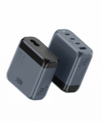 ⁦جودا فولتكس منصة شحن بثلاث منافذ تايب سي و منفذ يو اس بي وبقوة 65واط– أسود⁩ - الصورة ⁦4⁩