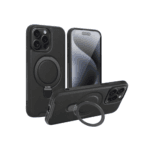 كيوفكس كفر ايفون 15 برو ماج سيف جلد