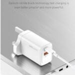 ⁦لانيكس شاحن جداري بمنفذ تايب سي ومنفذ يو اس بي وبقوة 65 واط⁩ - الصورة ⁦2⁩