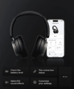 ⁦يوجرين استديو برو سماعة راس مع خاصية الغاء الضوضاء - اسود⁩ - الصورة ⁦3⁩